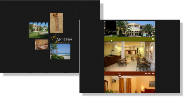 Asteras hotel, ιστοσελίδα